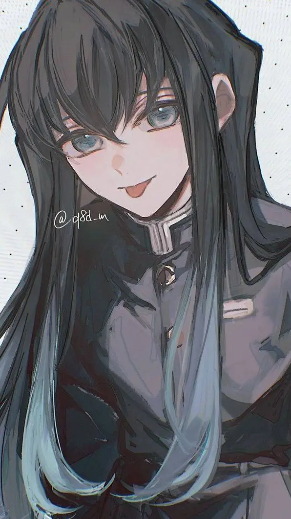 ai character: Muichiro + Demon background