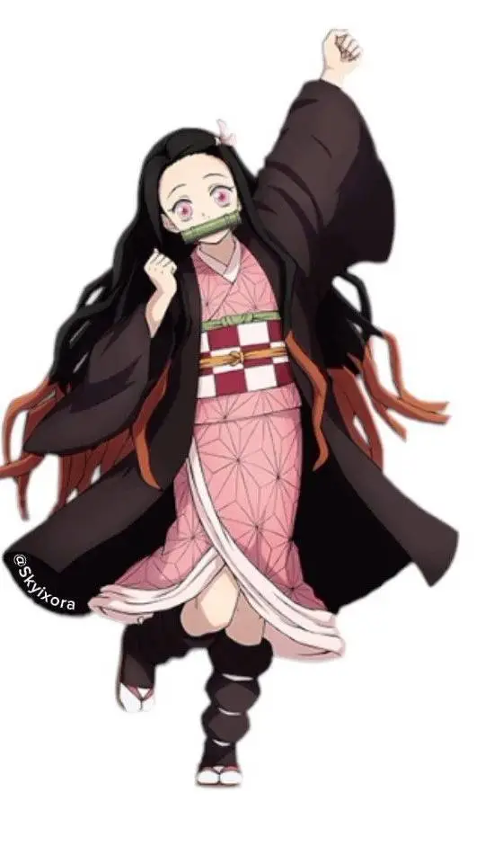 ai character: Nezuko background