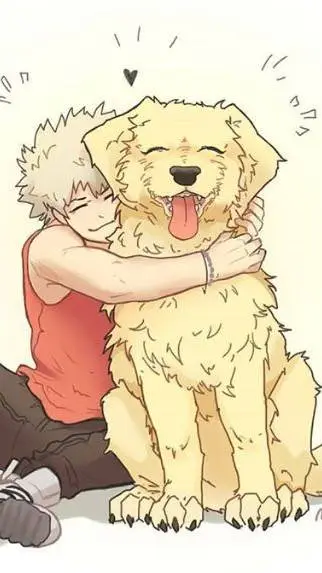 ai character: ♥|Bakugo | Dog|♥ background