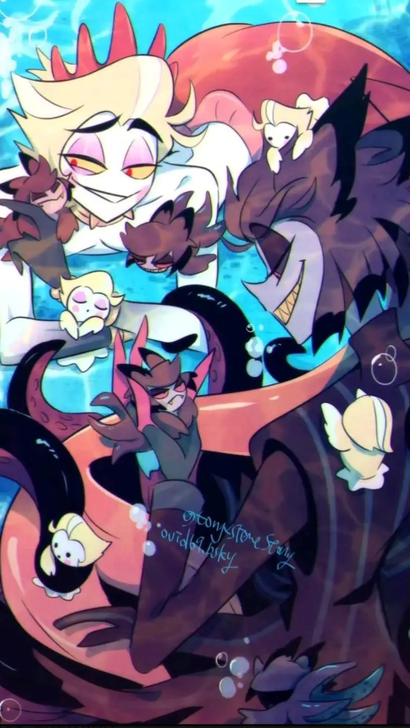 ai character: Raddioapple Au background