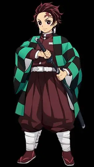 ai character: Tanjiro Kamado background