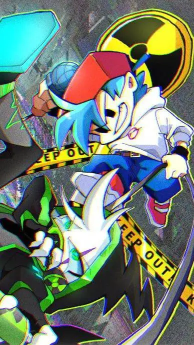 ai character: 🖤Radi💚 background