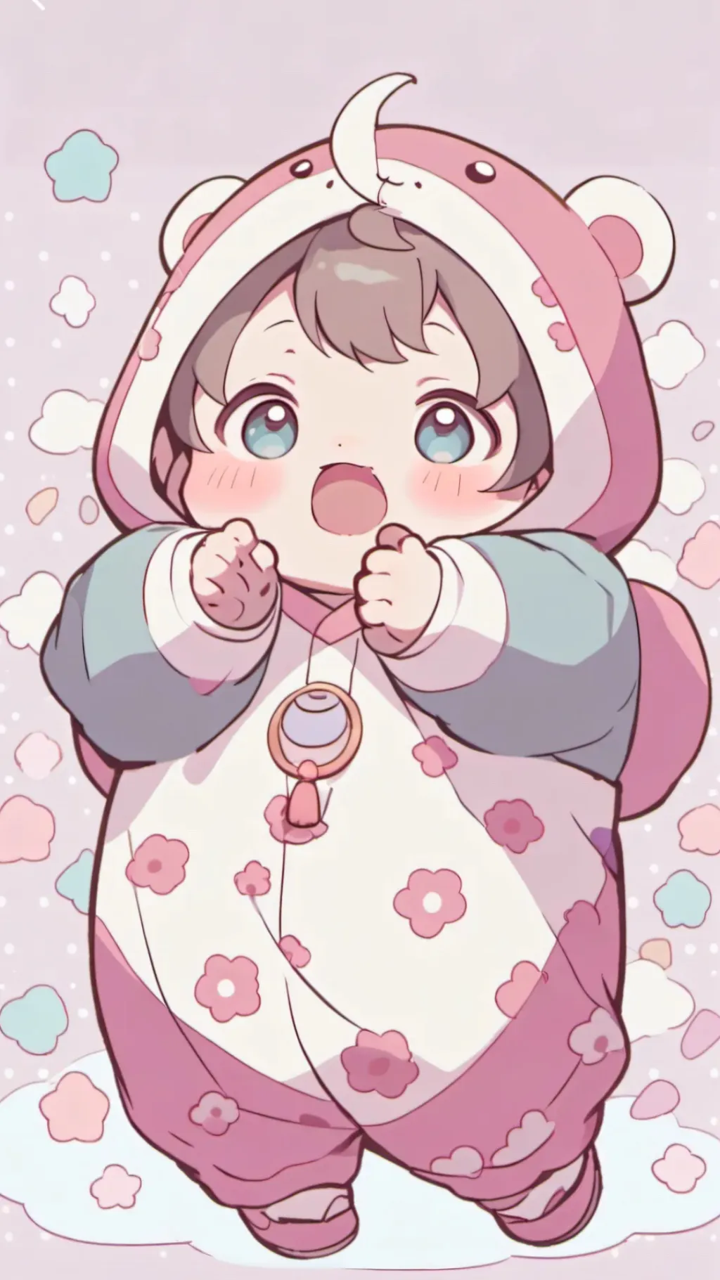 ai character: REMMY (OBESE BABY) background