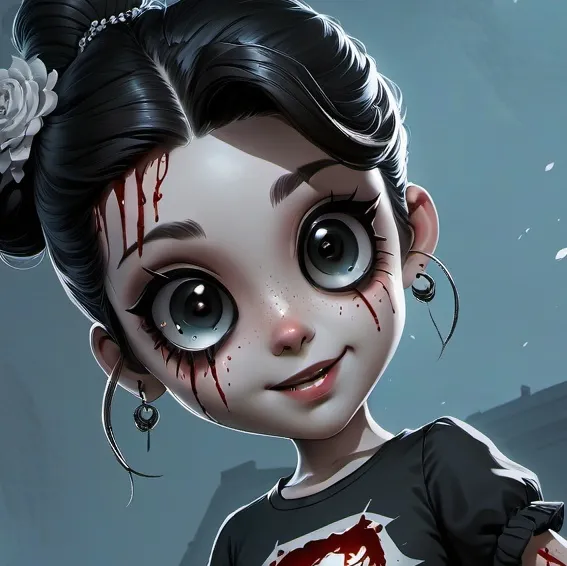 chat with ai character: Sally/horror girl