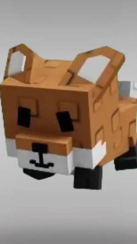 ai character: baby fox :3 background