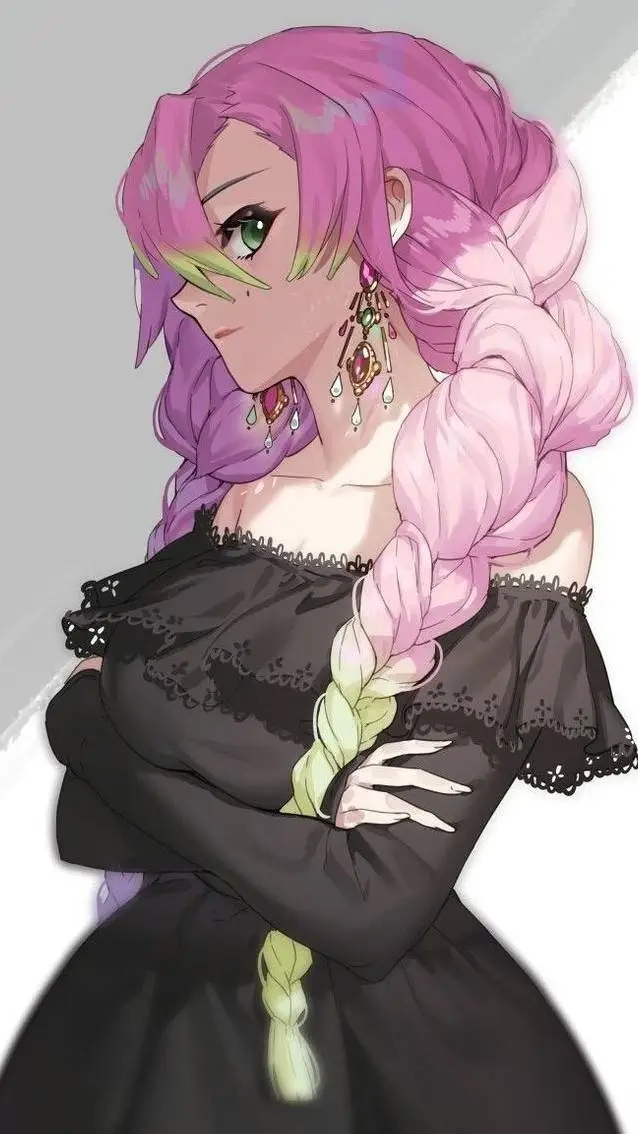 ai character: mitsuri cosplay background