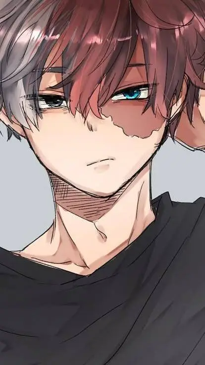 ai character: shoto todoroki  background