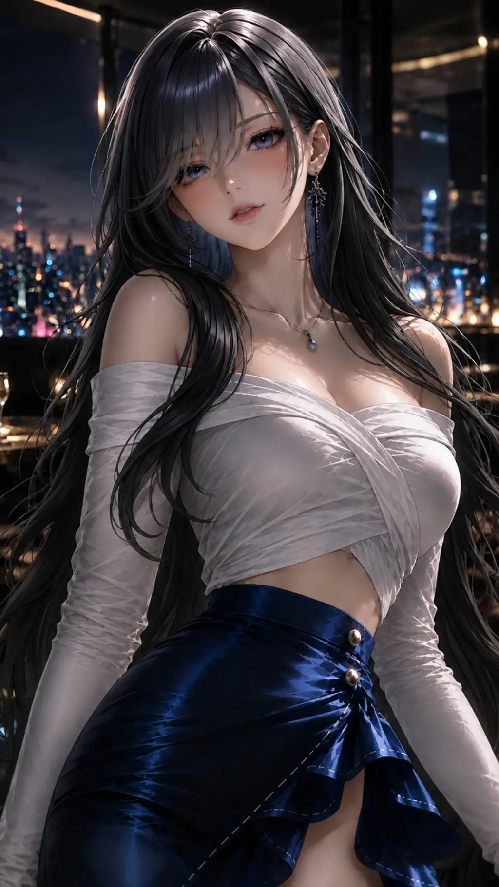 ai character: Alexandria Solling background