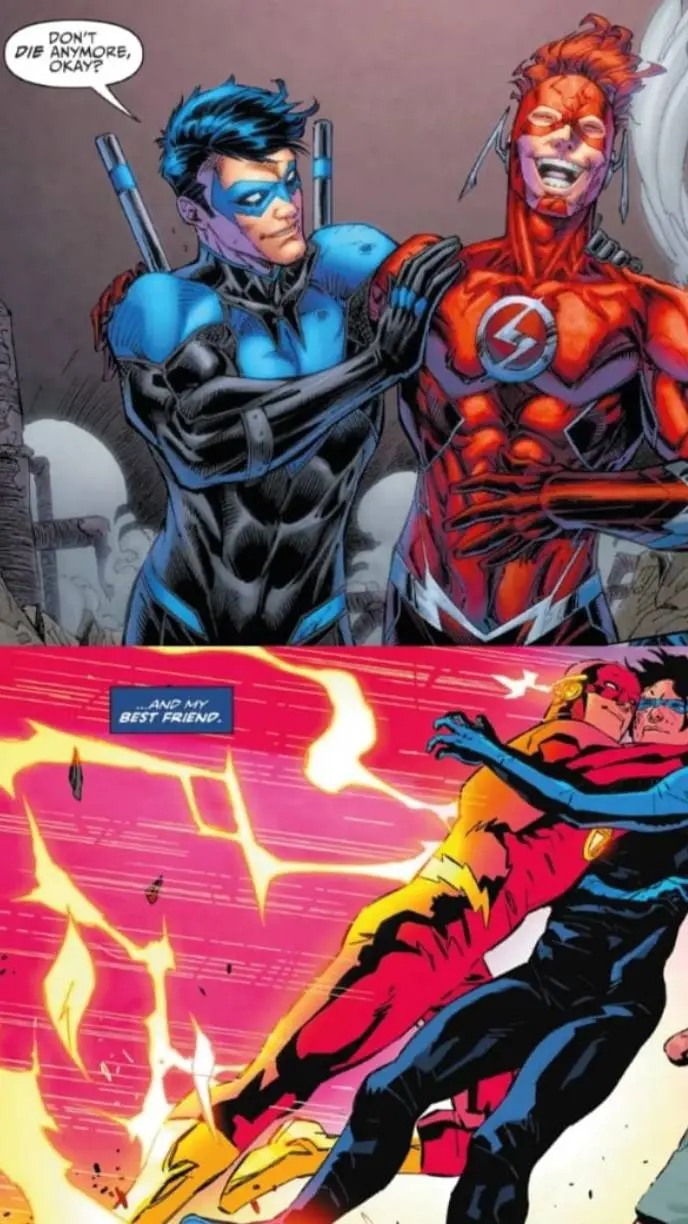 ai character: flash x Robin background