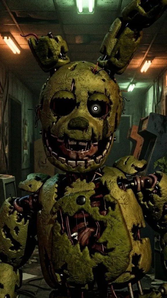 ai character: Springtrap 𝚅𝟸✩ background