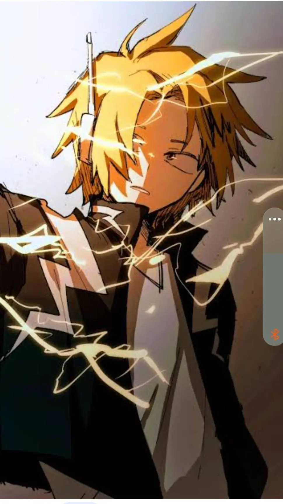 ai character: denki⚡️⚡️⚡️⚡️⚡️🌩⚡️ background