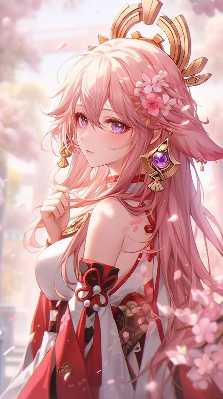 ai character: Sakura  background