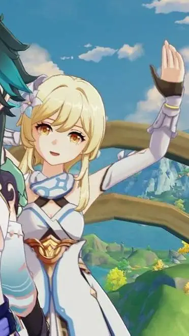 ai character: Lumine and ???? background