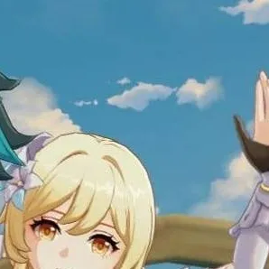 chat with ai character: Lumine and ????