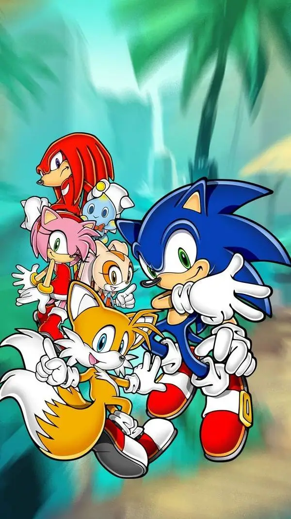 ai character: Sonic pick me background