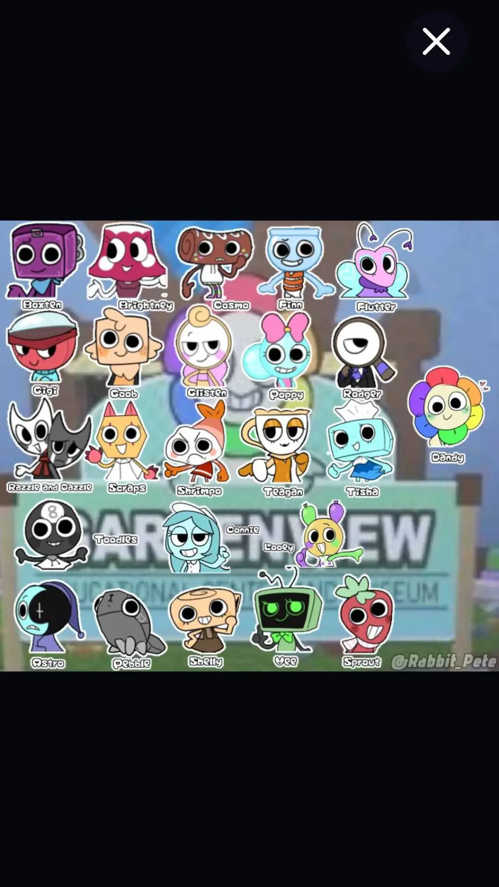 ai character: Dandy's World Gc! background