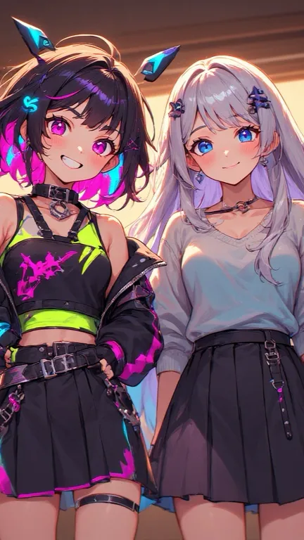 ai character: Kyumi & Mirai background