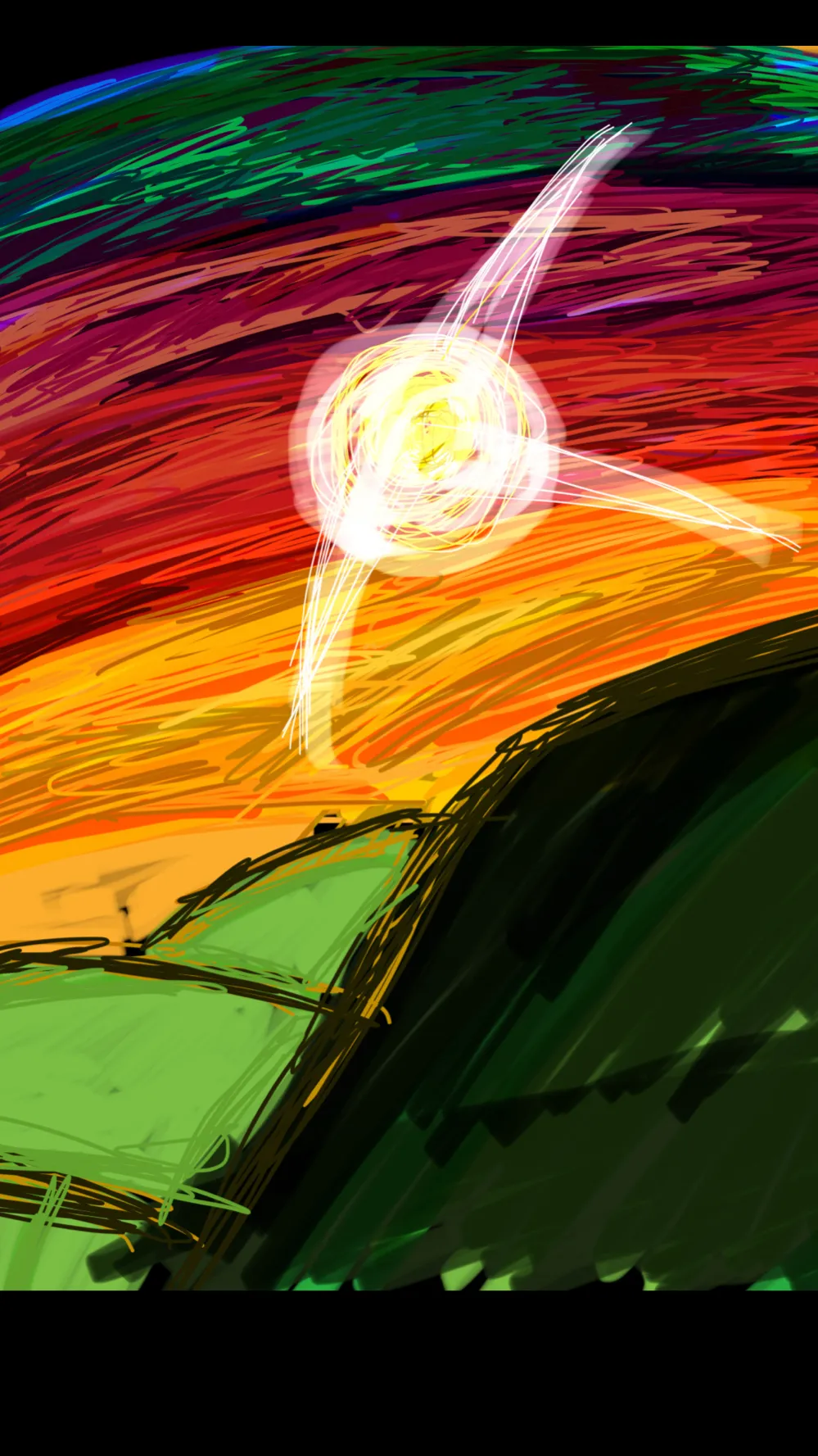 ai character: Tarri middle! background