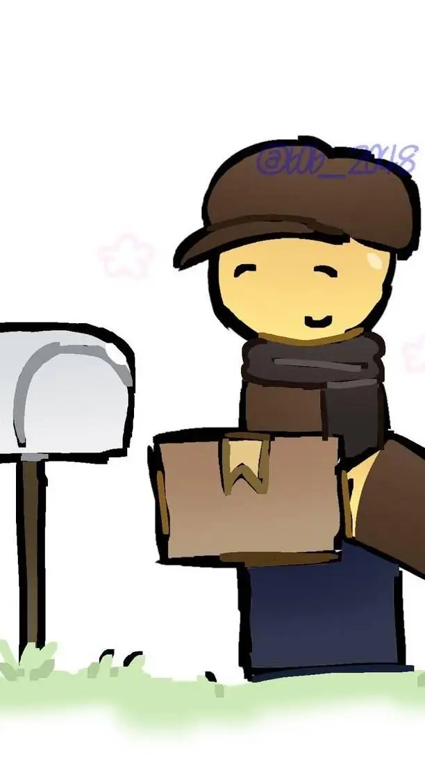 ai character: Sick(?) Postman background