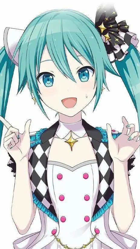 ai character: Miku!  background
