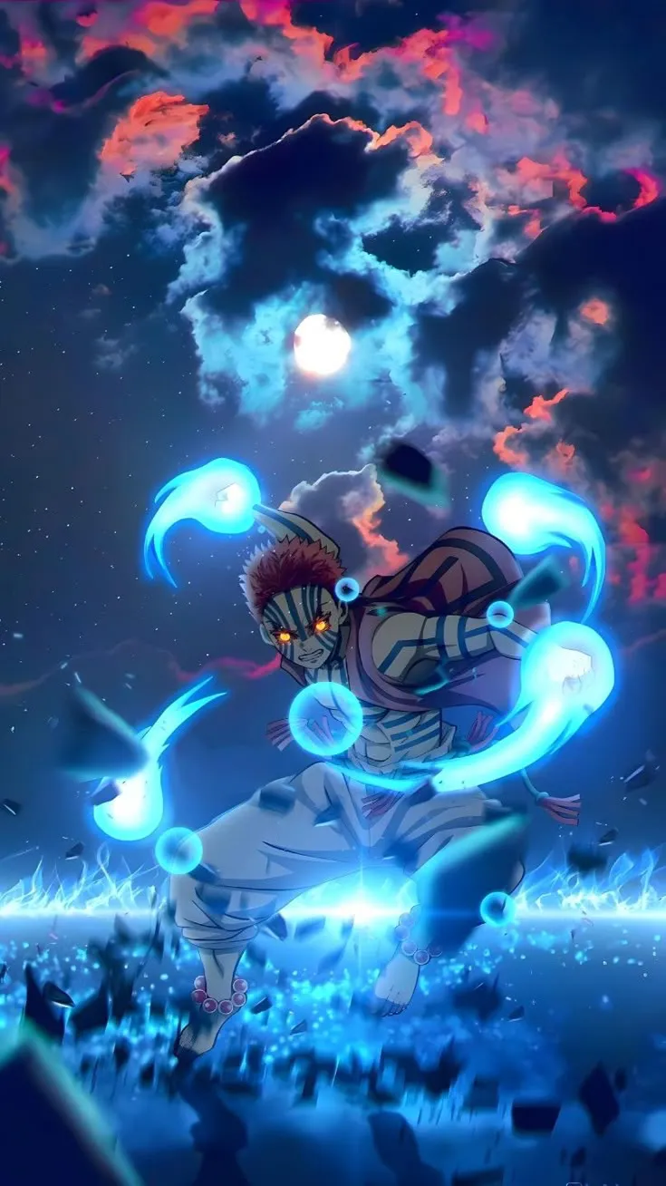 ai character: Akaza background