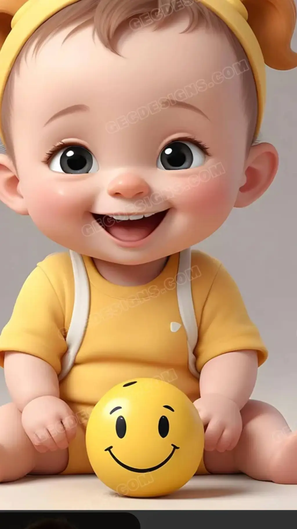 ai character: baby lilly background