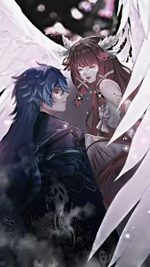 ai character: Genshin School au background
