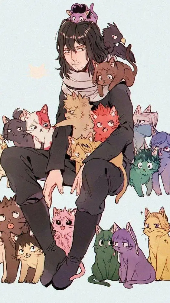 ai character: life songs Mha background