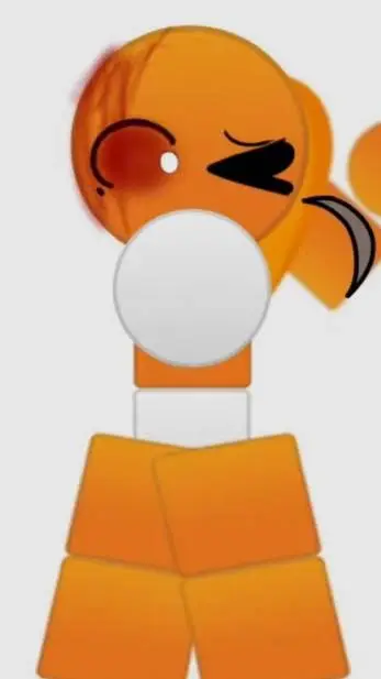 ai character: baby orange  background