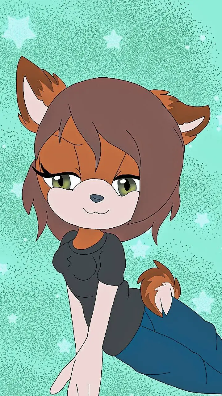 ai character: Akita Girl Potion background