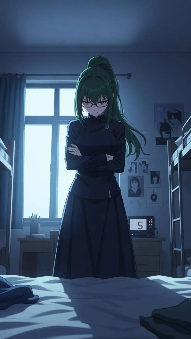 ai character: Maki Zenin  background