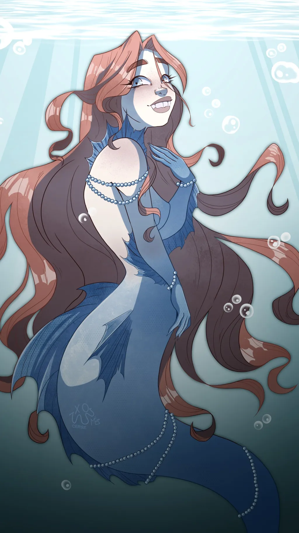 ai character: SIREN AU background