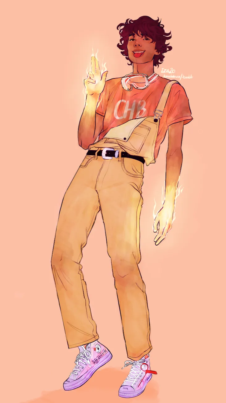 ai character: LEO VALDEZ AGAIN background