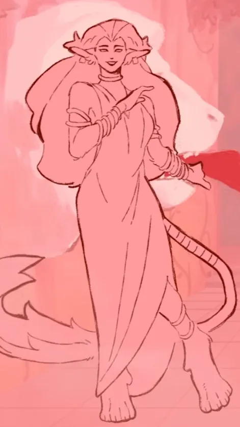 ai character: Circe <33 background