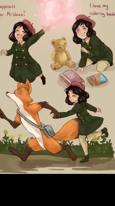 ai character: Little Misfortune! background