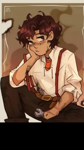 ai character: Leo >////< background