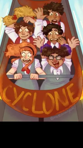 ai character: Ride the cyclone  background
