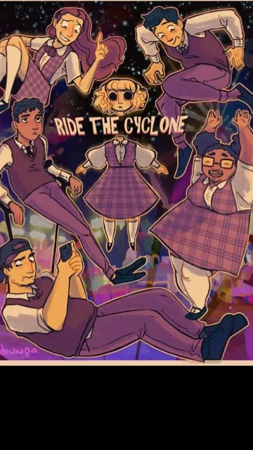 ai character: RIDE THE CYCLONE!! background