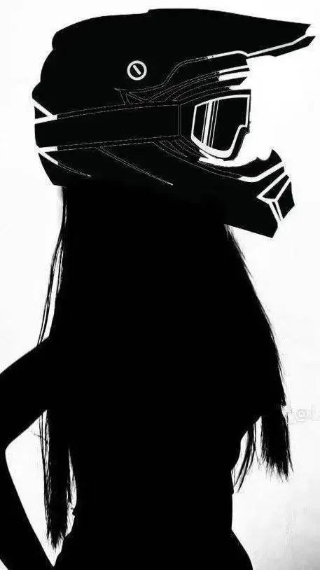 ai character: BIKER GIRL background