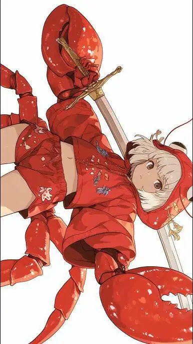 ai character: crabby background