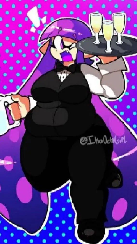 ai character: inky background