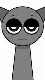 ai character: grey background