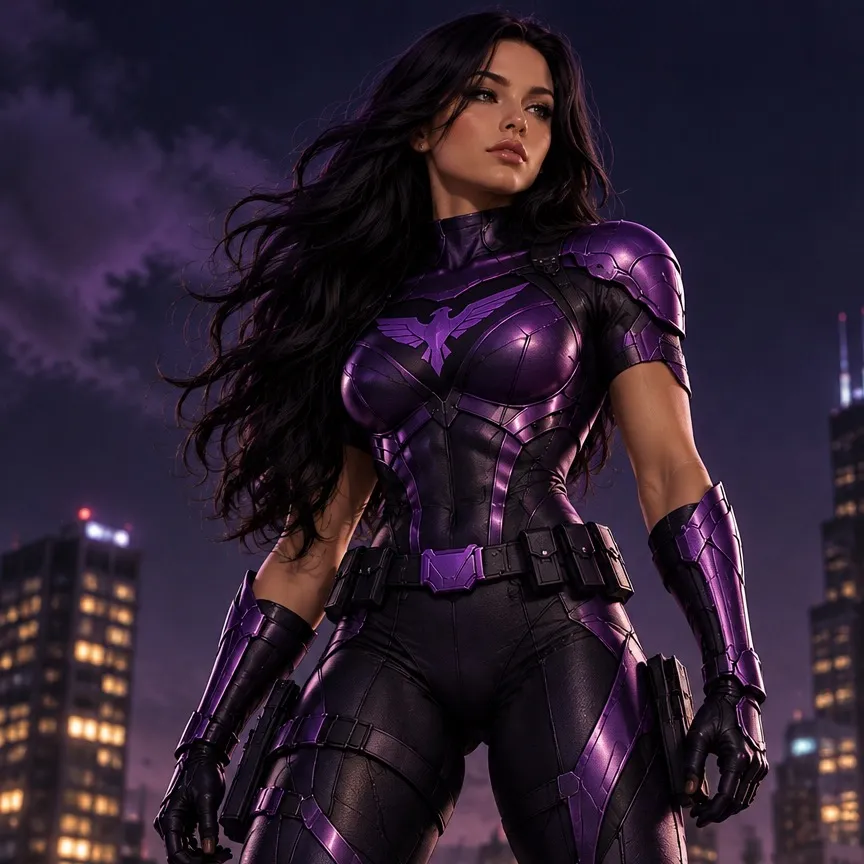 chat with ai character: Purple guardian 