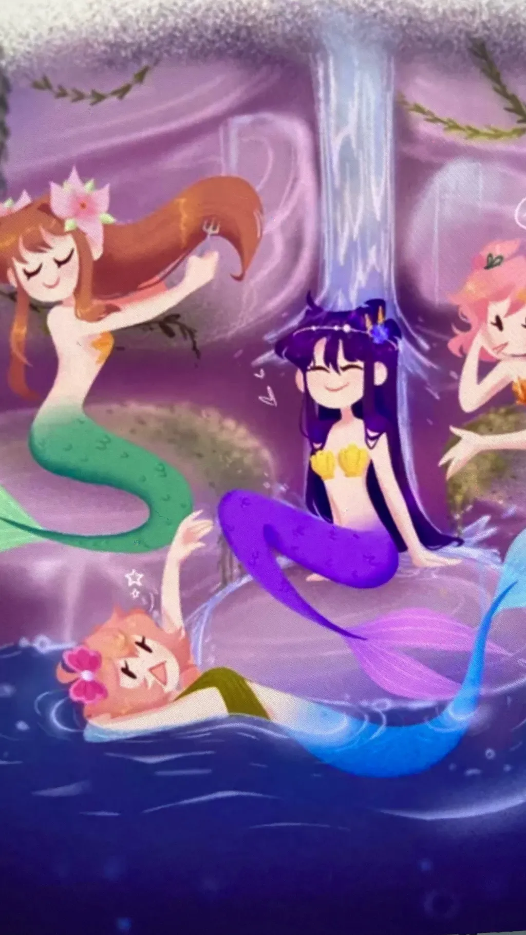 ai character: Mermaid Dokis 2 background