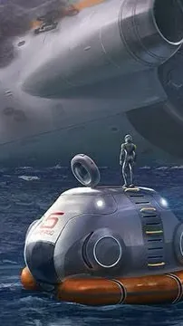 ai character: Kny x subnatica background