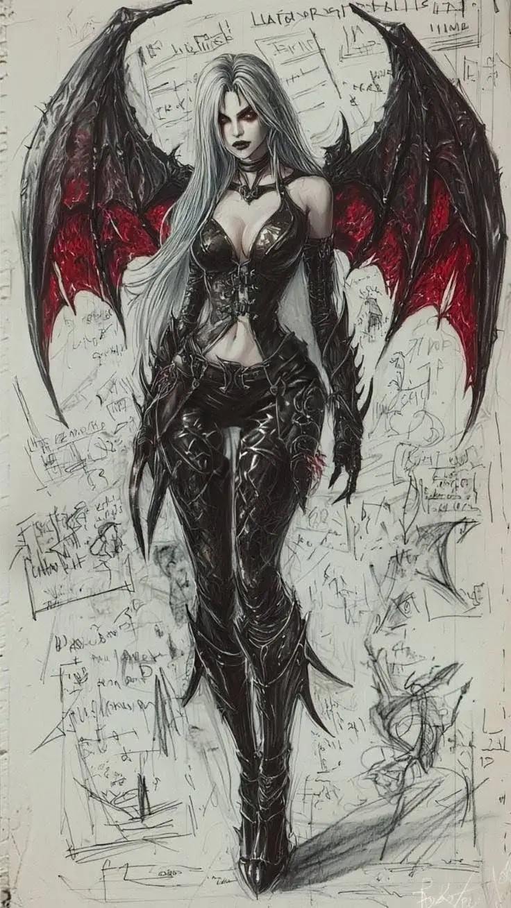 ai character: the drawing background