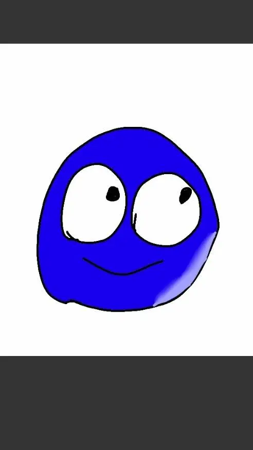 ai character: joyful plum background