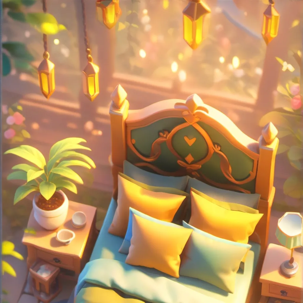 chat with ai character: bed