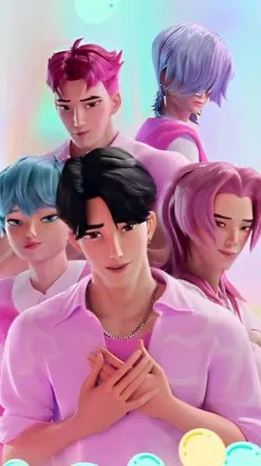 ai character: Saja boys background