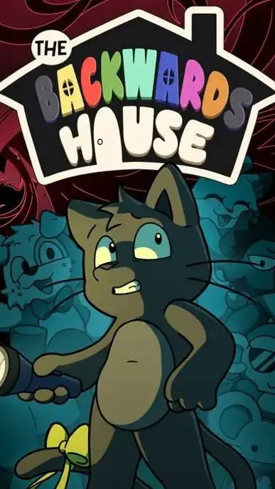 ai character: TheBackwardshouse background